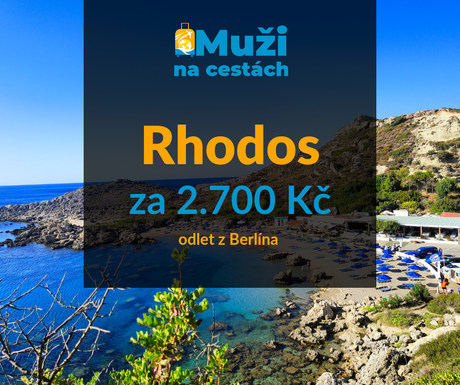 Letenky na Rhodos za 2700 Kč.