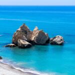 stunning view of petra tou romiou in cyprus