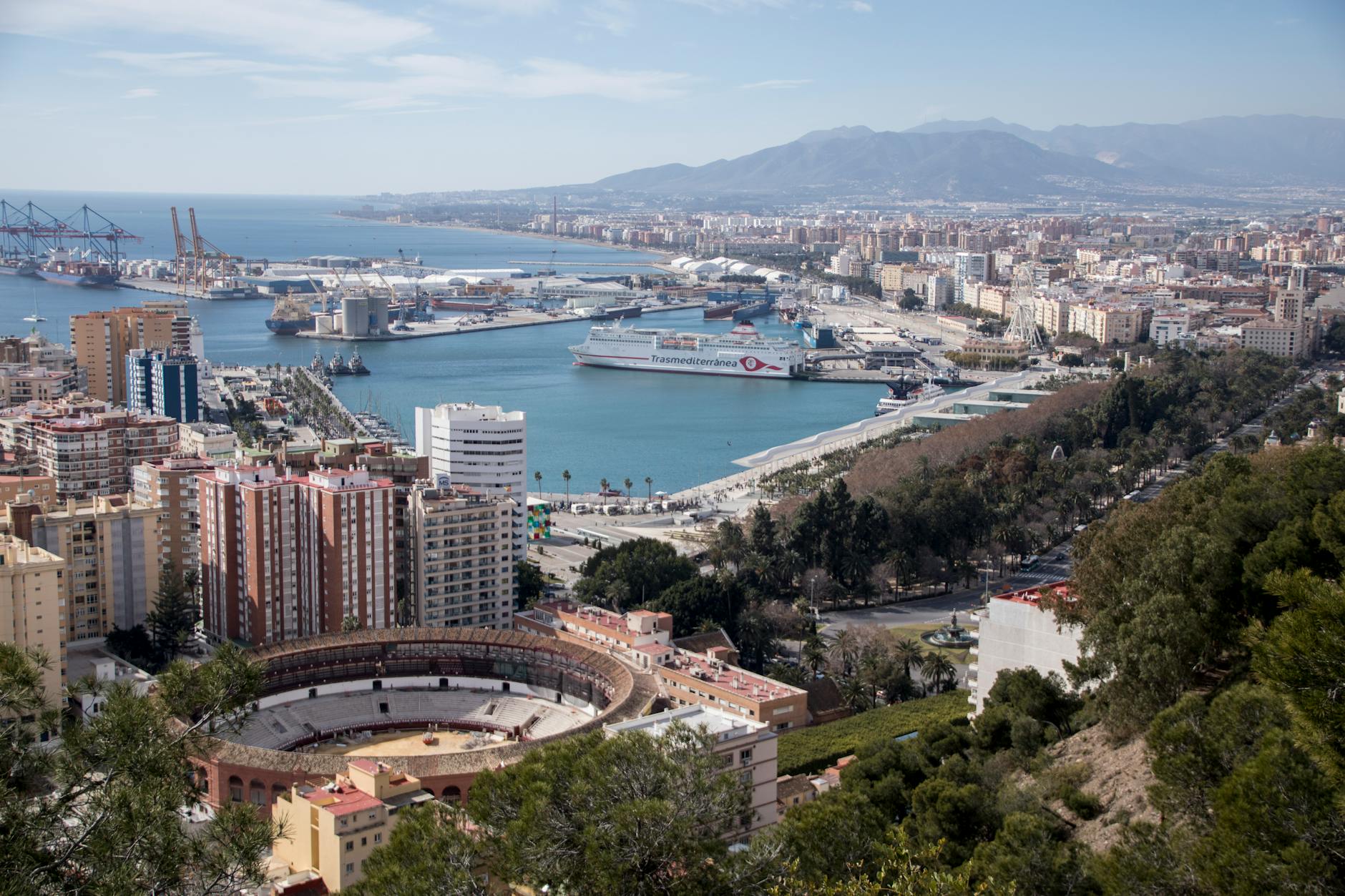 aerial view of a metropolitan area